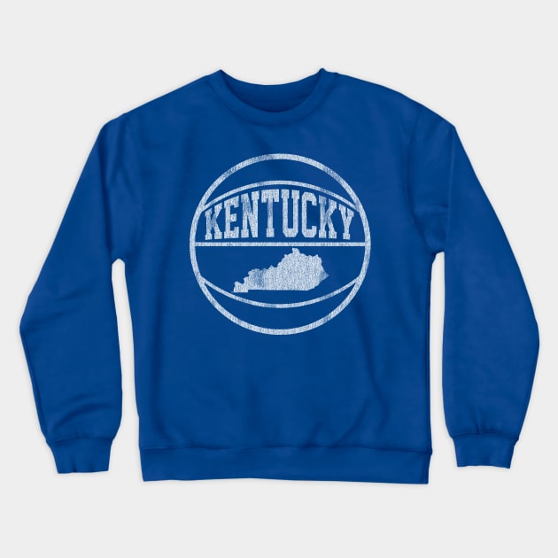 Kentucky Retro Basketball Crewneck Sweatshirt by KentuckyYall